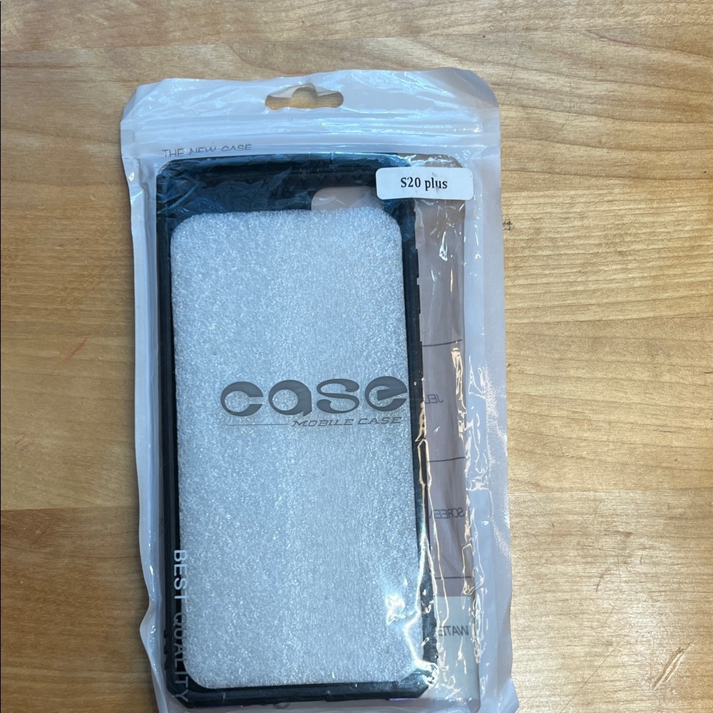 Black Phone Case for S20 Plus - Protective Mobile Case